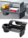 Side Window Backseat Hanging Organizer with Cup Holder Car Side Door Storage Box