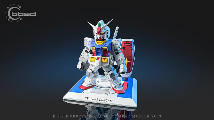 BBSD Studio- FW Scale RX-78-2-Gundam Figure-