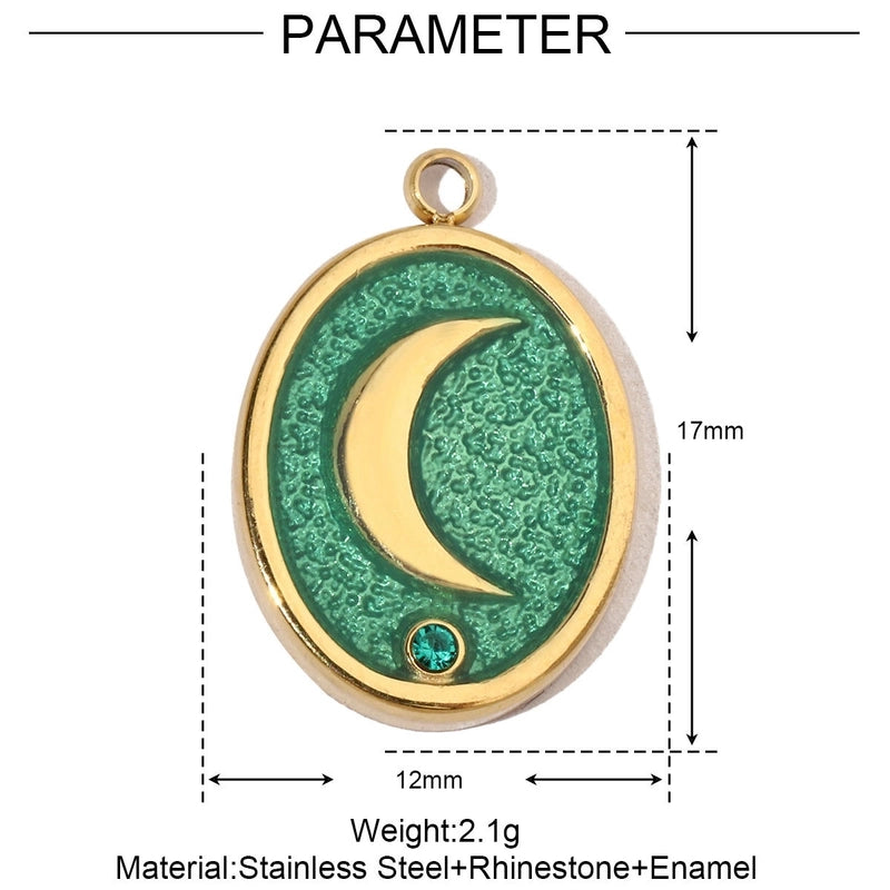 3 PCS/Package 13 * 20mm 14*27mm 28*39mm Titanium Steel Rhinestones Santa Claus Cherry Snowman Pendant Jewelry Accessories