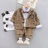 Autumn Baby Boys Formal Suits Toddler Infant Sets 2 Pcs