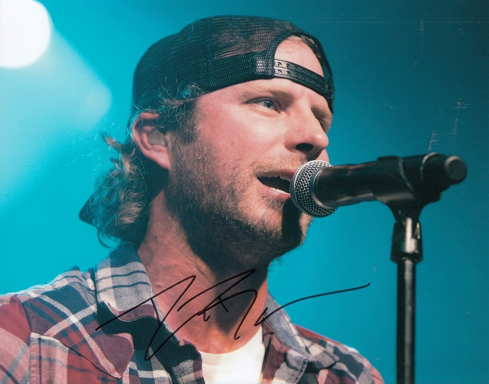 DIERKS BENTLEY signed (COUNTRY MUSIC) *UP ON THE RIDGE* 8X10 Photo Poster painting W/COA #2