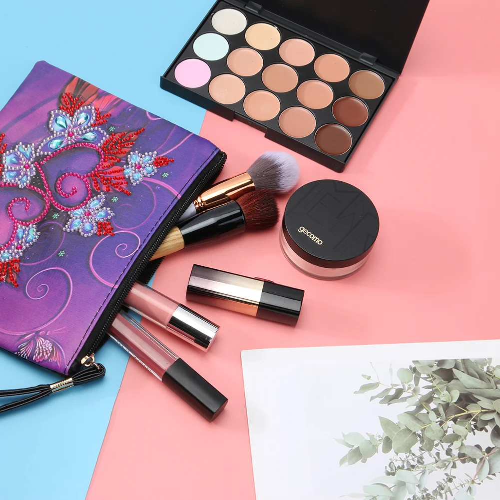 Diamond Painting Clutch DIY Special Shaped Drill PU Leather Handbag