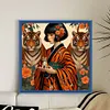 【Limited Stock Sale】Girl And Tiger-11CT Stamped Cross Stitch 50*50cm tapestrymarket