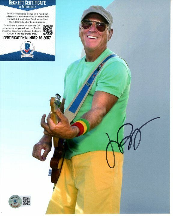 JIMMY BUFFETT signed 8x10 Photo Poster painting Beckett BAS