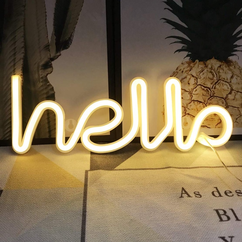 

Hello - Led Neon Light Sign, 501 Original
