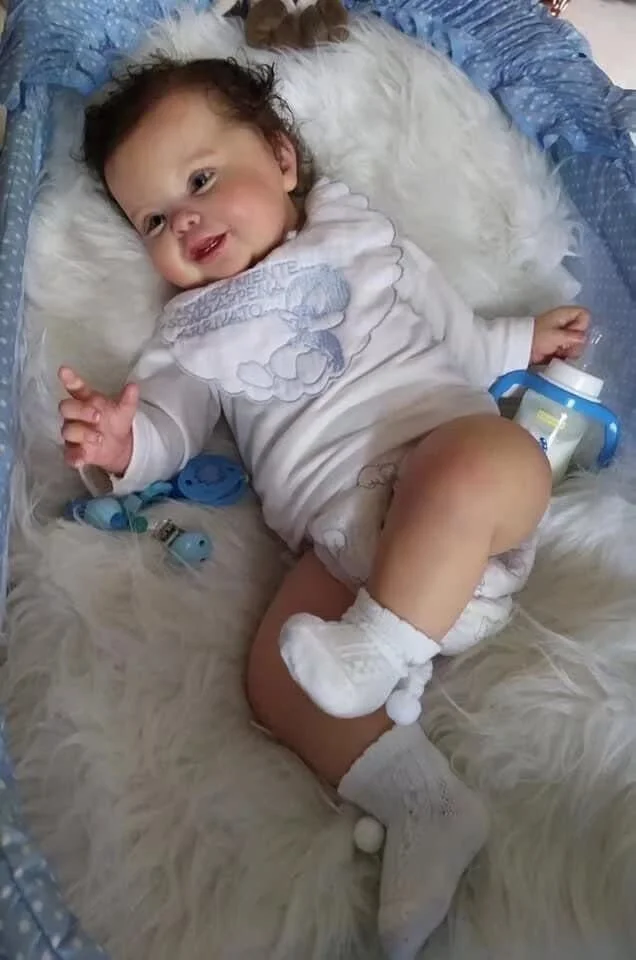 22 "Reborn doll chubby cute simulation baby doll
