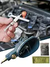 Aluminum Spark Plug Cleaner Sandblaster Automotive Tools Universal Sand Blasting Sparks Plugs with Brasive Material for Most Motorcycle Lawn Mower Cars
