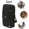 2Pcs Fanny Pack with Multi Pockets Waist Pack Oxford Belt Pack for Men and Women