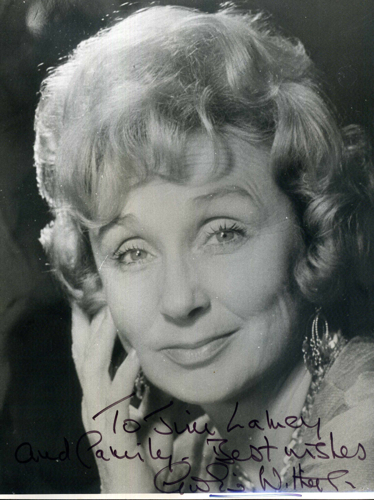 GOOGIE WITHERS Signed Photo Poster paintinggraph - TV & Film Actress - preprint