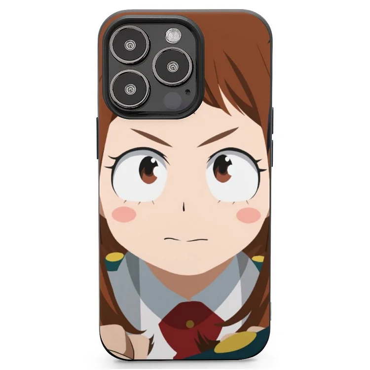 Ochaco Uraraka Anime My Hero Academia Phone Case Mobile Phone Shell IPhone 13 and iPhone14 Pro Max and IPhone 15 Plus Case - Heather Prints Shirts