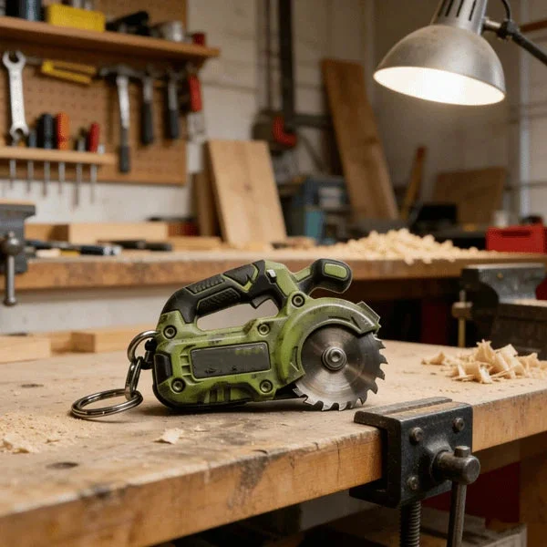 🔥LAST DAY 49% OFF -⚙️2-in-1 Mini Saw Keychain: Real Micro Cutting Tool + Tool Enthusiast Collectible