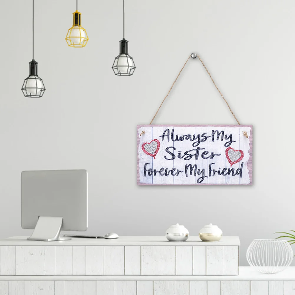 5D DIY Letters Part Special Drill Hanging Diamond Painting Decor