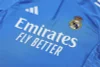 Real Madrid 25-26 1/4 Zip Tracksuit Light Blue Chandal
