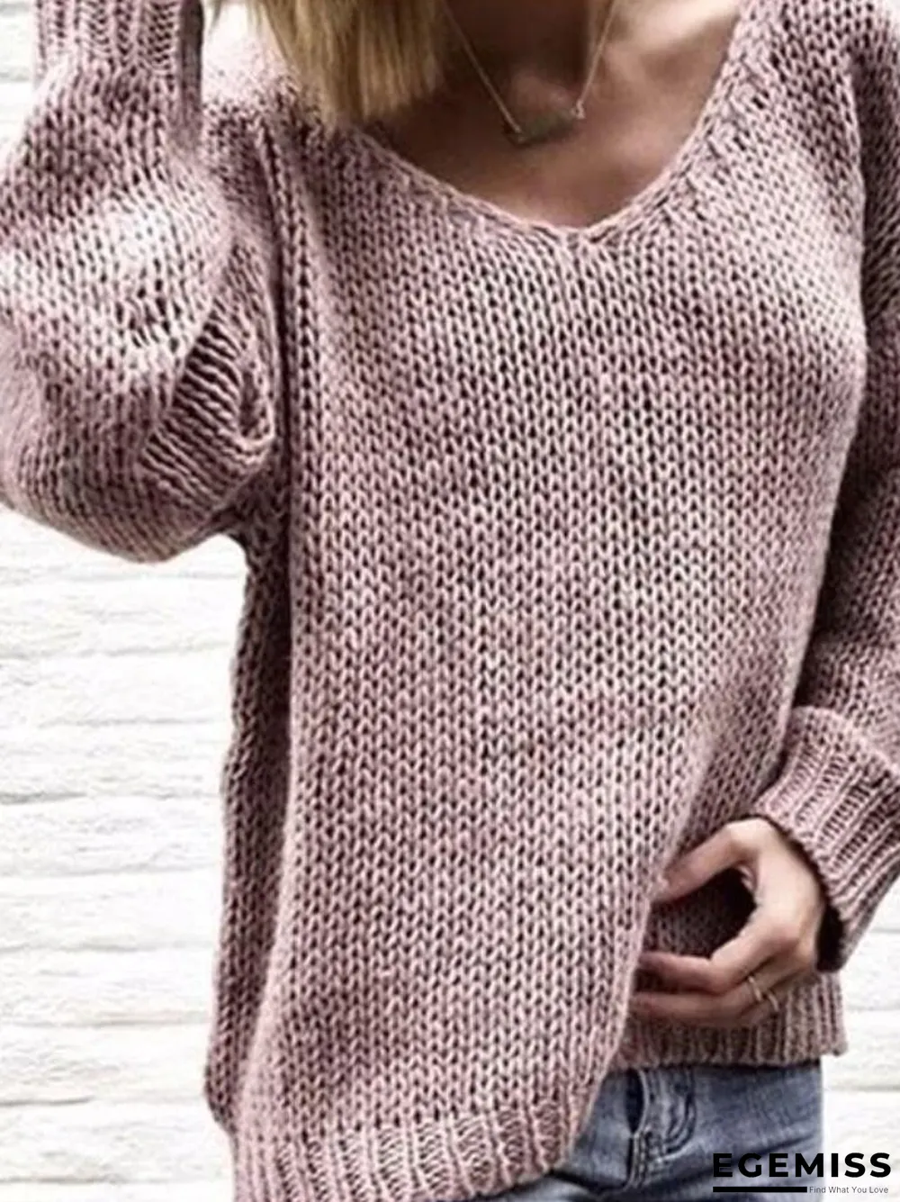 Autumn Winter Women's Knitted Top | EGEMISS