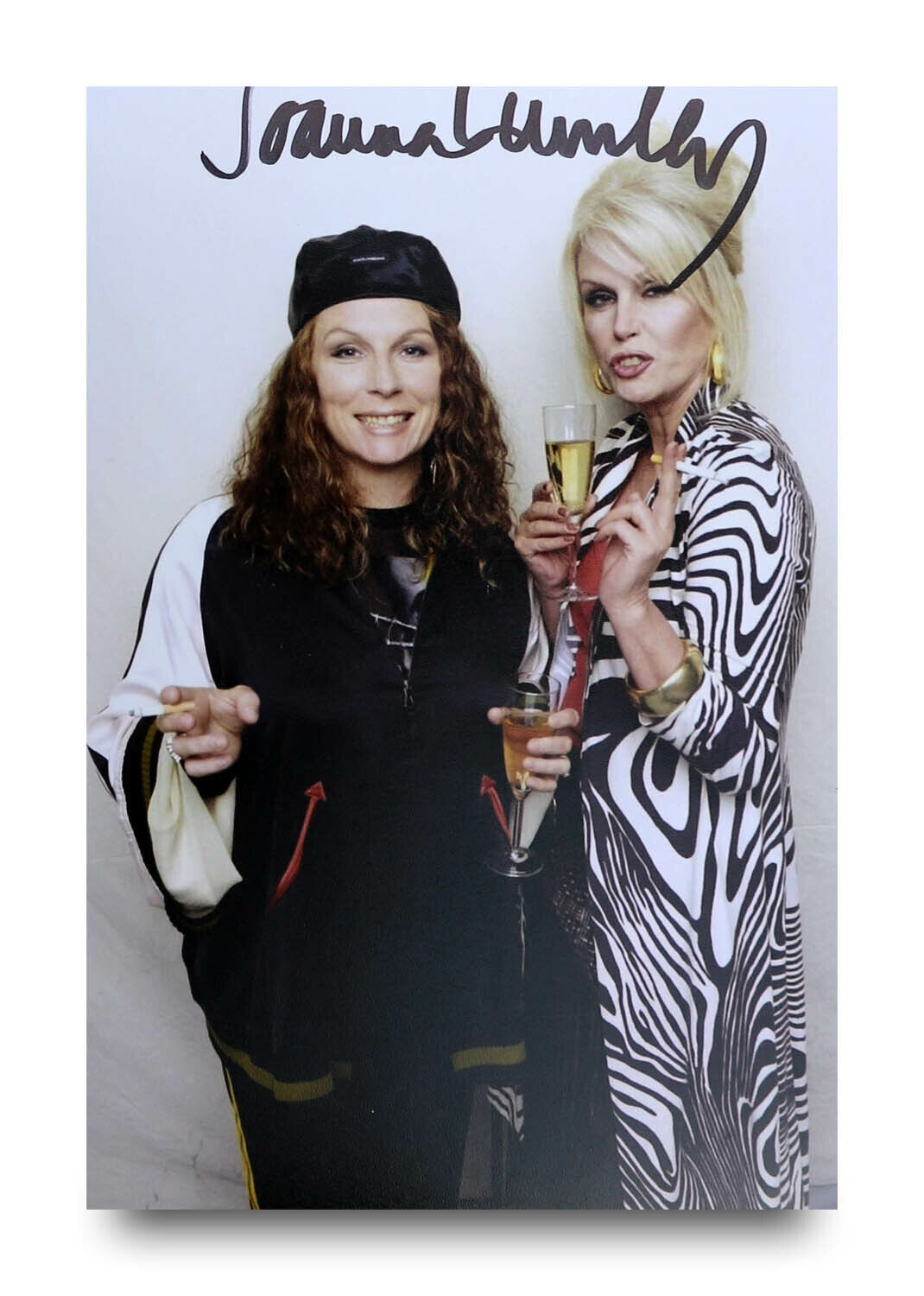 Joanna Lumley Signed 6x4 Photo Poster painting Absolutely Fabulous Patsy Genuine Autograph + COA