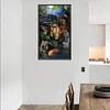 Diamond Painting -DIY Round Drill Forest Animals(40X70CM)