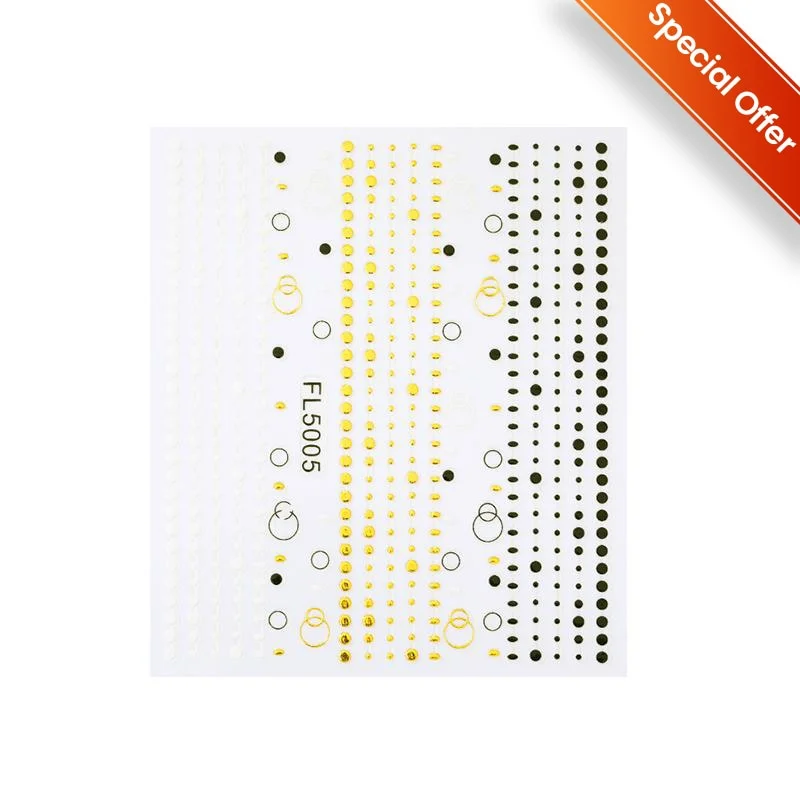 3D Christmas Nail Art Decoration Stickers Sparkly Gold White Colorful Glitter Geometry Snowflake Winter Slider Nail Foils-Nail Inspo