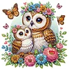 Diamond Painting-DIY Crystal Rhinestone Owl Mother