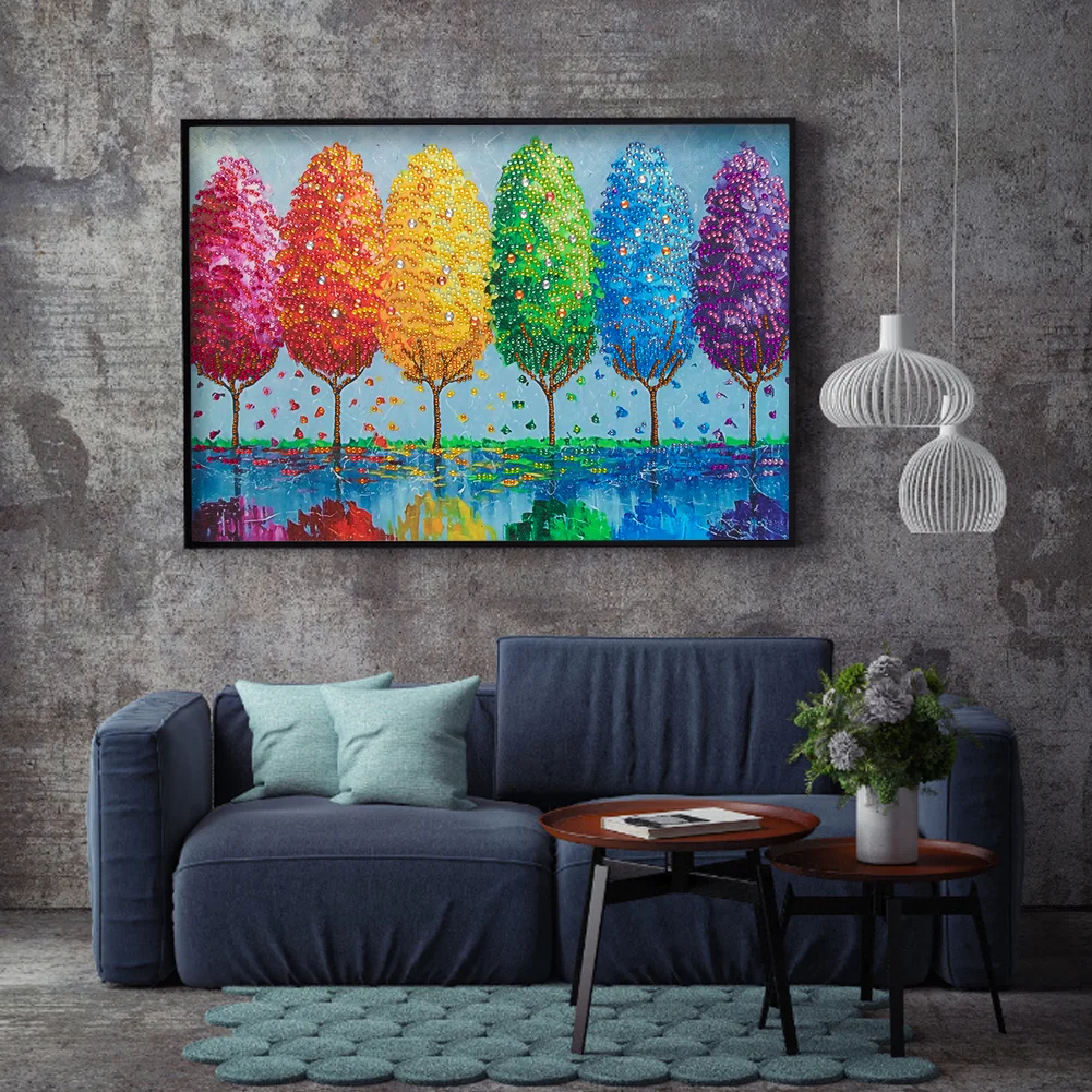 Diamond Painting - Special Shaped Drill - Tree(40*30cm)