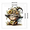 Bee Gnome-11CT Stamped Cross Stitch 40*40cm/15.75*15.75in