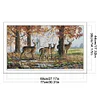 Under Oak Tree-14CT Stamped Cross Stitch 77*44cm/30.31*17.32in(Big Size)