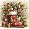 5D Full Drill Diamond Painting Kit Round Resin Rhinestone 40x40cm