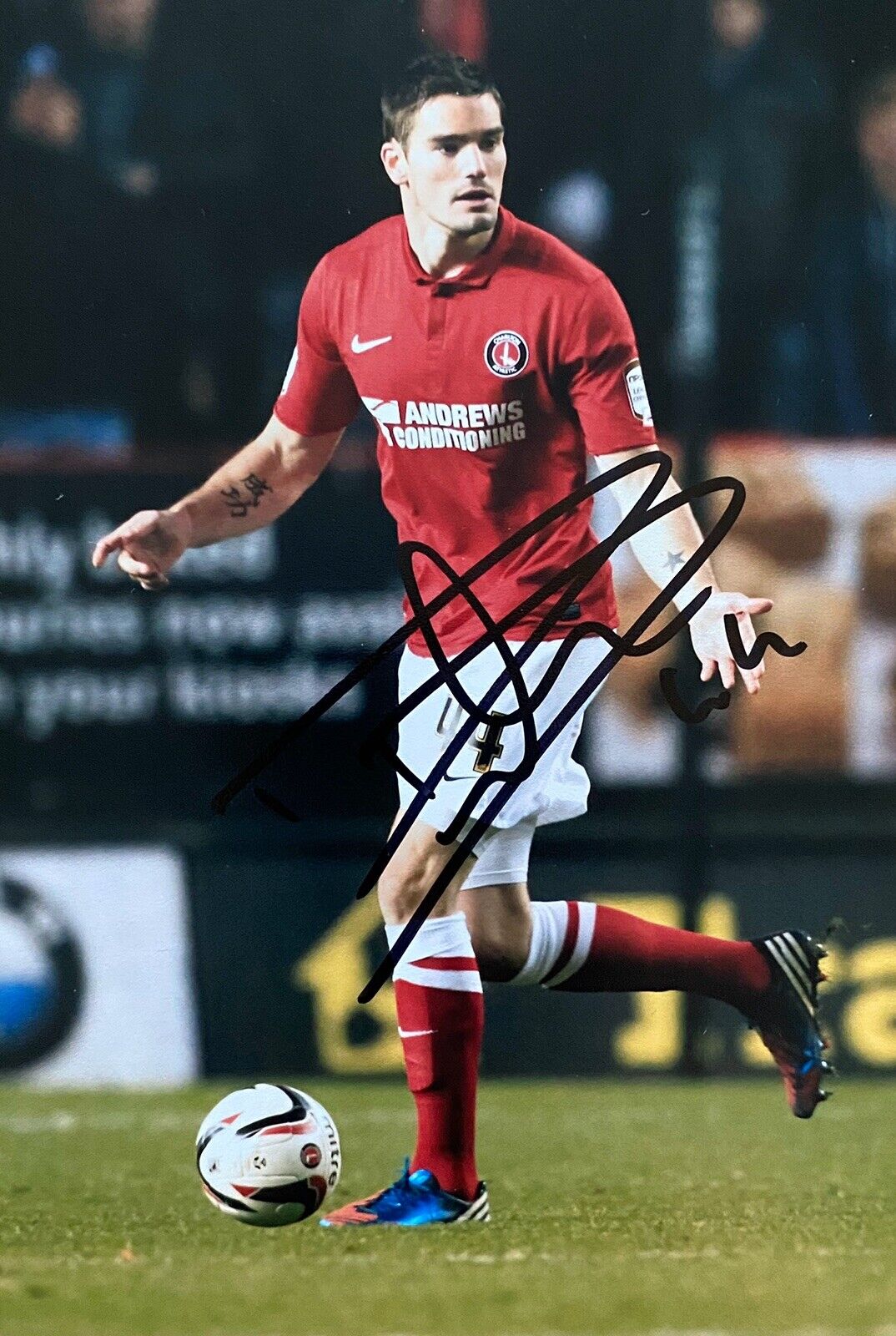 Dorian Dervite Hand Signed 6X4 Photo Poster painting - Charlton Athletic