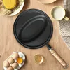 Cast Iron Frying Pan with Handle Omurice Cooking Pot Pancake Mold Skillet Pan