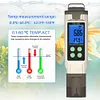 4 in 1 Digital Water Tester ORP/H2/PH Temp Meter for Hydroponics Pool Aquarium