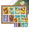(Stamped/Counted) Pokémon-11CT Cross Stitch 60*40cm/23.62*15.75in(Big Size)