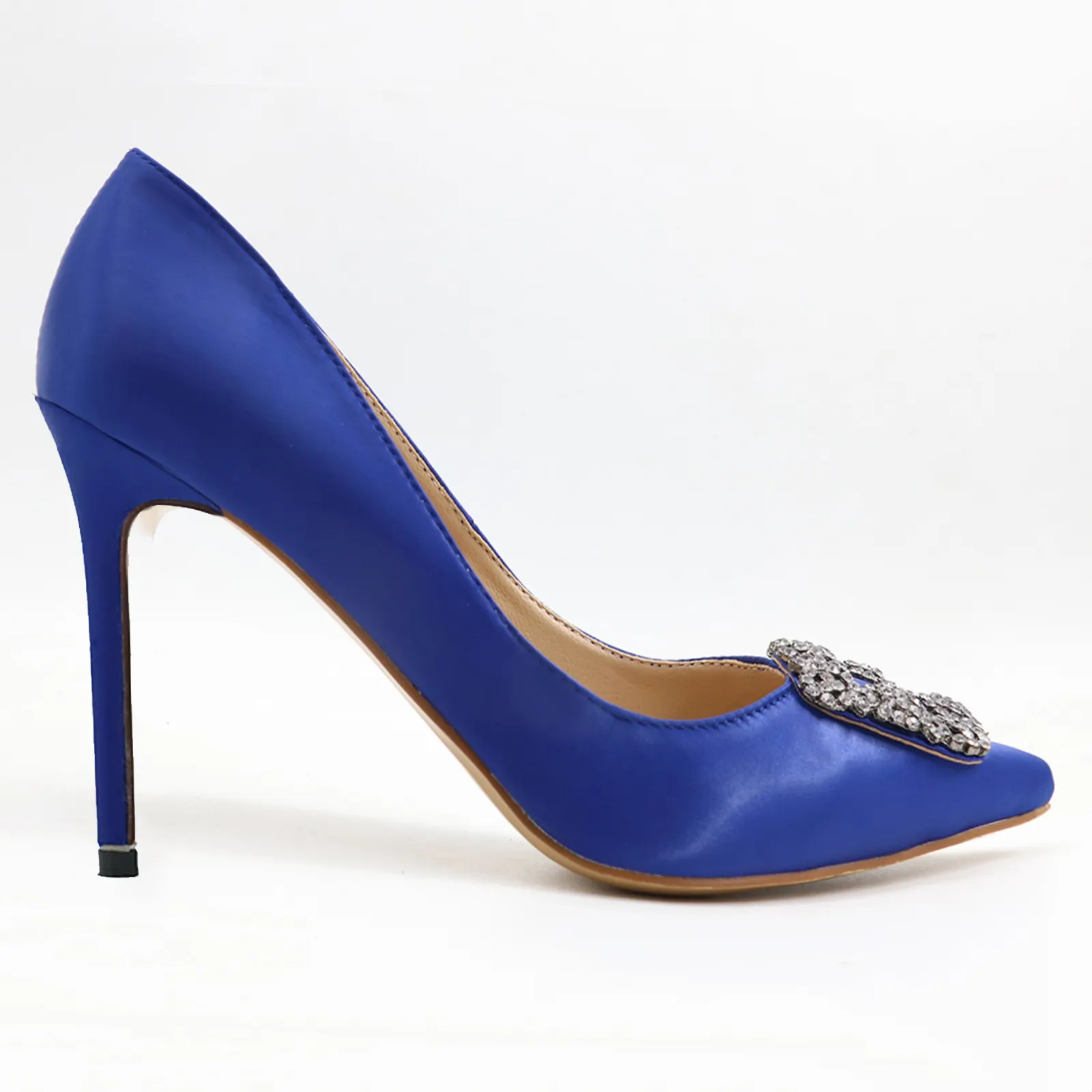 3.94" Women's Slik Shoes Diamond Party Wedding Pumps-vocosishoes