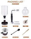 Hand brewed coffee siphon pot, siphon glass pot, simple coffee appliance, 3-person home coffee machine