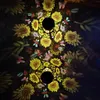 LED Hollow Iron Decor Light Solar Powered Hollowed Hanging Light IP55 Waterproof Rust Proof for Patio Yard Lawn Backyard Decor