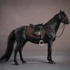 Adorno De Modelo De Caballo De Sangre Caliente Hannoveriano A Escala 1/12