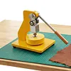 [US Local Warehouse] Circle Sampler Cutter for Film Paper Cloth 90x8MM Die Cutting Machine Manual Round Sample GSM Cut Machine for Fabric Rubber Leather Carpet Paper Foam