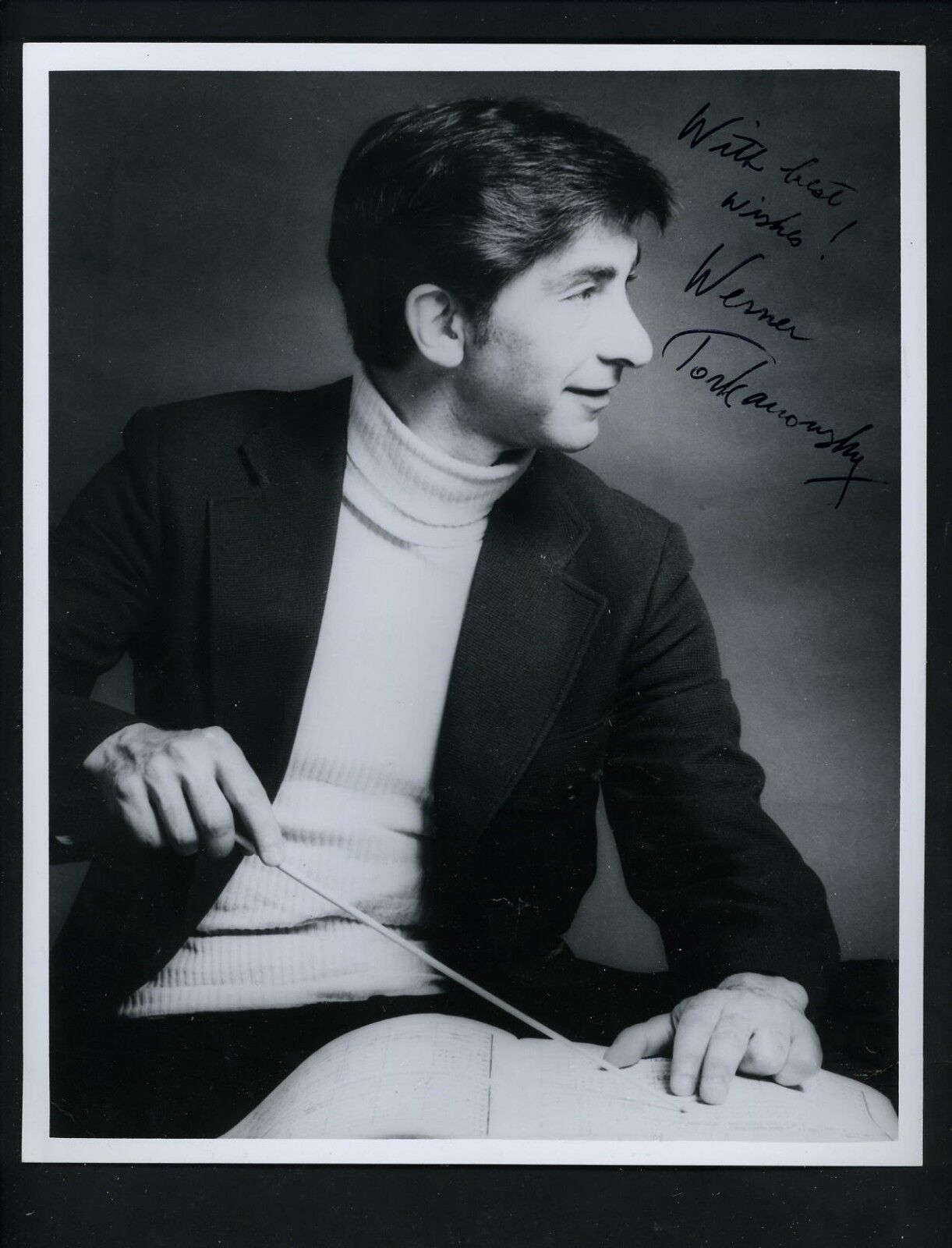Werner Torkanowsky Conductor New York City Opera Signed Autographed 8 x 10 Photo Poster painting