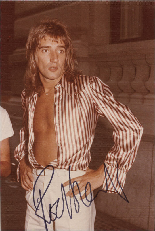 ROD STEWART Signed Photo Poster paintinggraph - Rock / Pop Star Singer / Vocalist - preprint