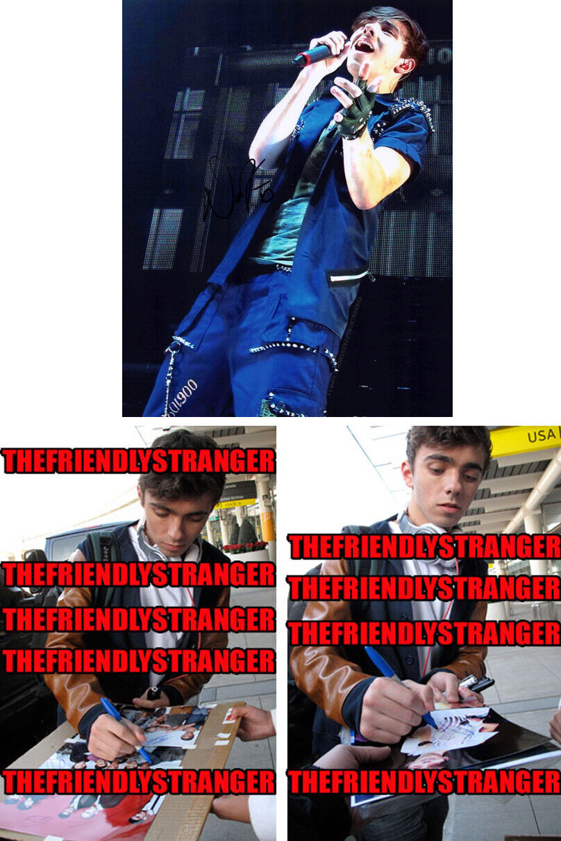 NATHAN SYKES signed Autographed THE WANTED