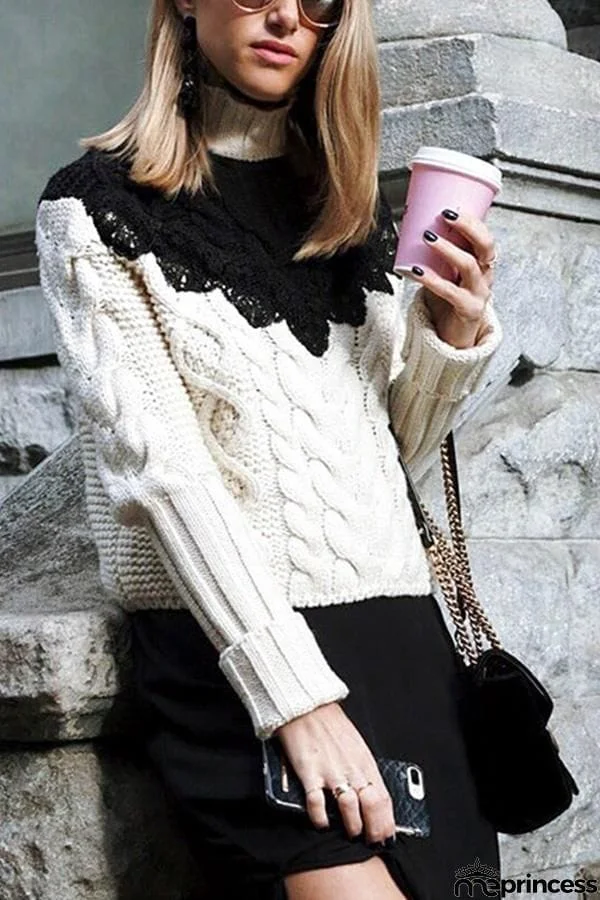 New warm turtleneck sweater