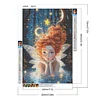 (50*70cm)Butterfly Angel Girl - Full Round Drill Diamond Painting