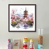 Pavilions-11CT Stamped Cross Stitch 40*40cm/15.75*15.75in tapestrymarket