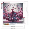Belle jupe fille-ronde drill diamond painting-40*40cm