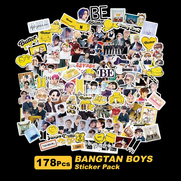 BTS 205 Sheets Album Photo Stickers Set