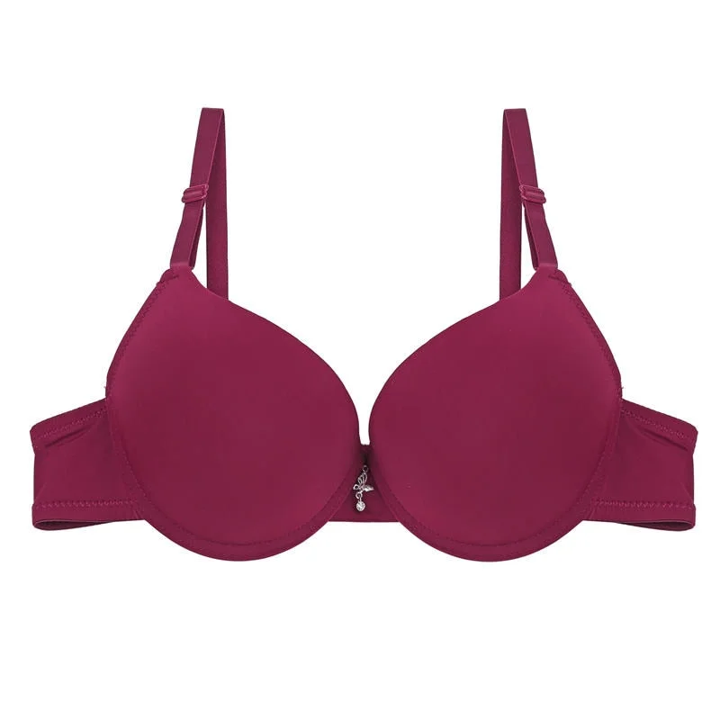 C/D Cup Brassiere Women Bras Push Up Seamless Bralette Solid Color Sexy Bra for Female Underwear Intimates Lingerie Black/White