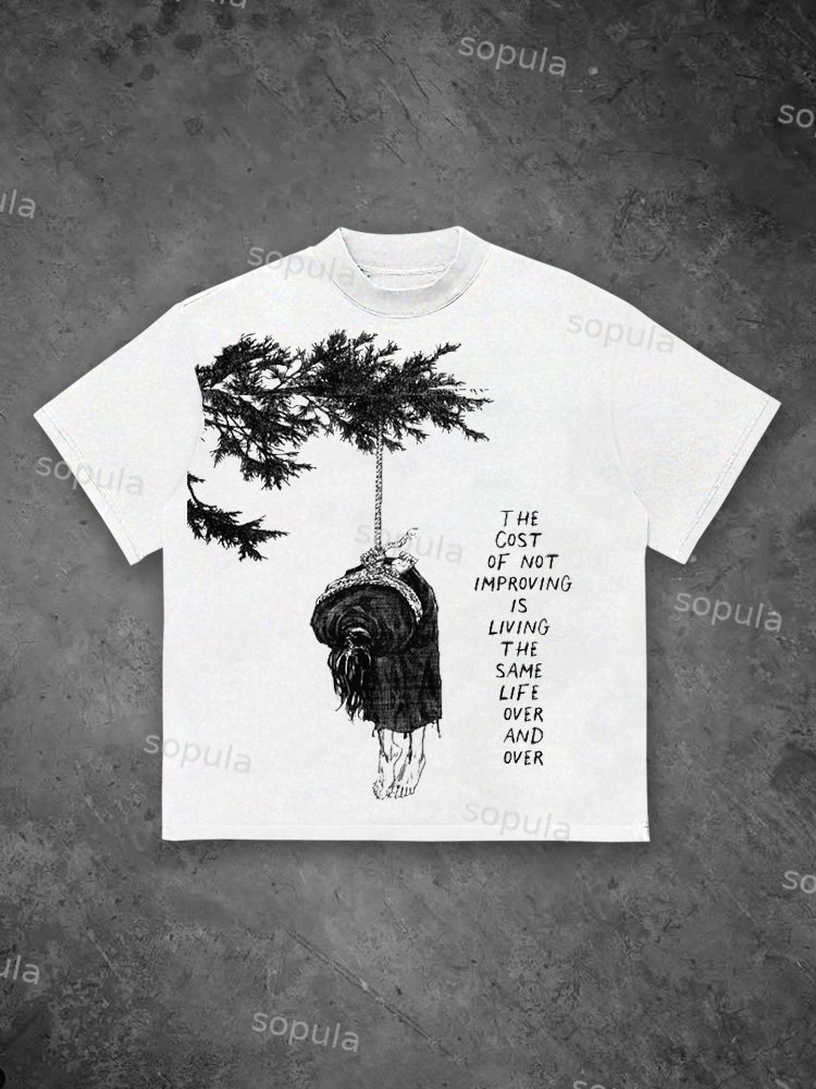 The Cost Of Not Improving T Shirt - Sopula｜Premium Graphic Tees & Graphic Clothing