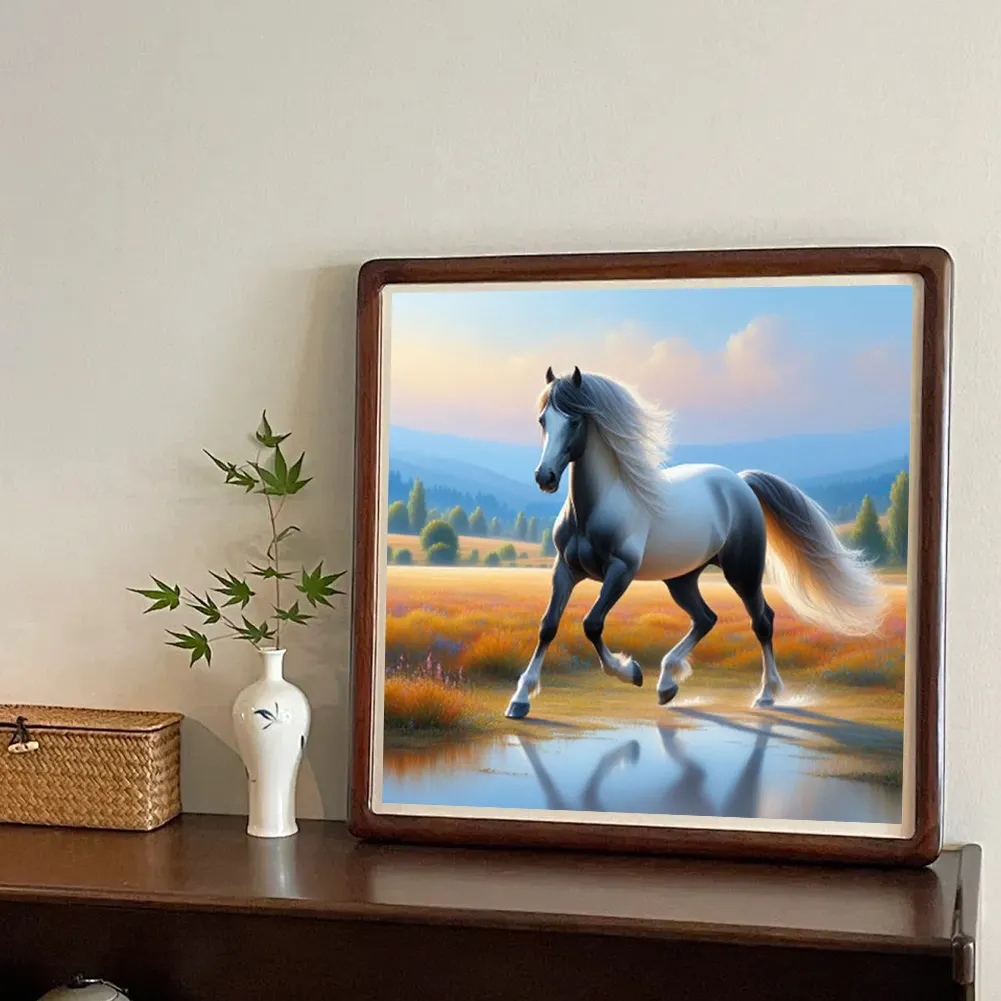 Diamond Painting - Full Round Drill - Horse(Canvas|40*40cm)
