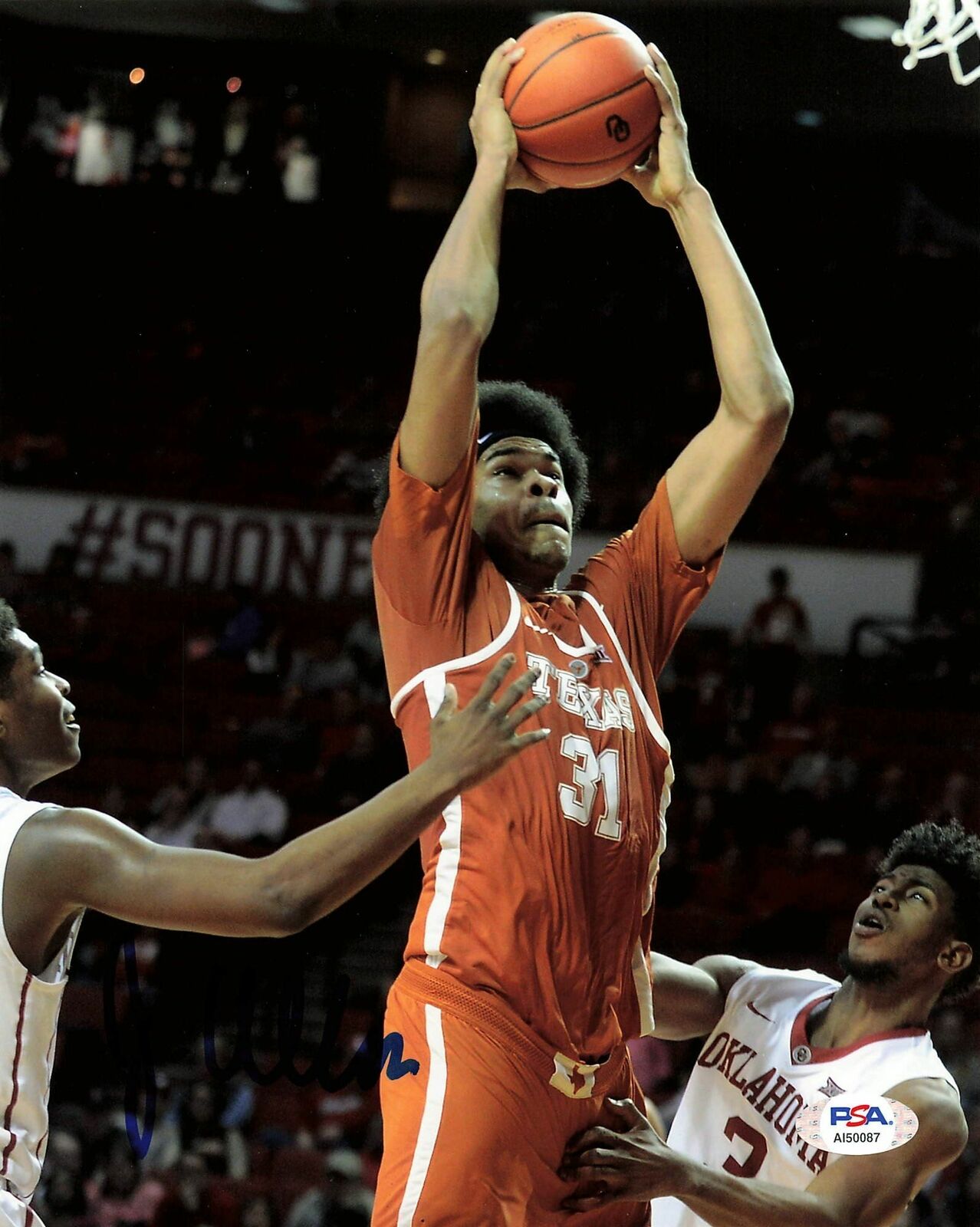 Jarrett Allen Signed 8x10 Photo Poster painting PSA/DNA Texas Longhorns Autographed