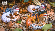 In-stock FIGURERICH-GECKO DAYDREAM SERIES – BANA’S Flight Dream Leopard Gecko 1:1 Scale Designer Figure-FIGURERICH