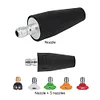 Rotating Dirt Blaster Turbo Nozzle 1/4 Quick Release Connector 5 Nozzle Tips