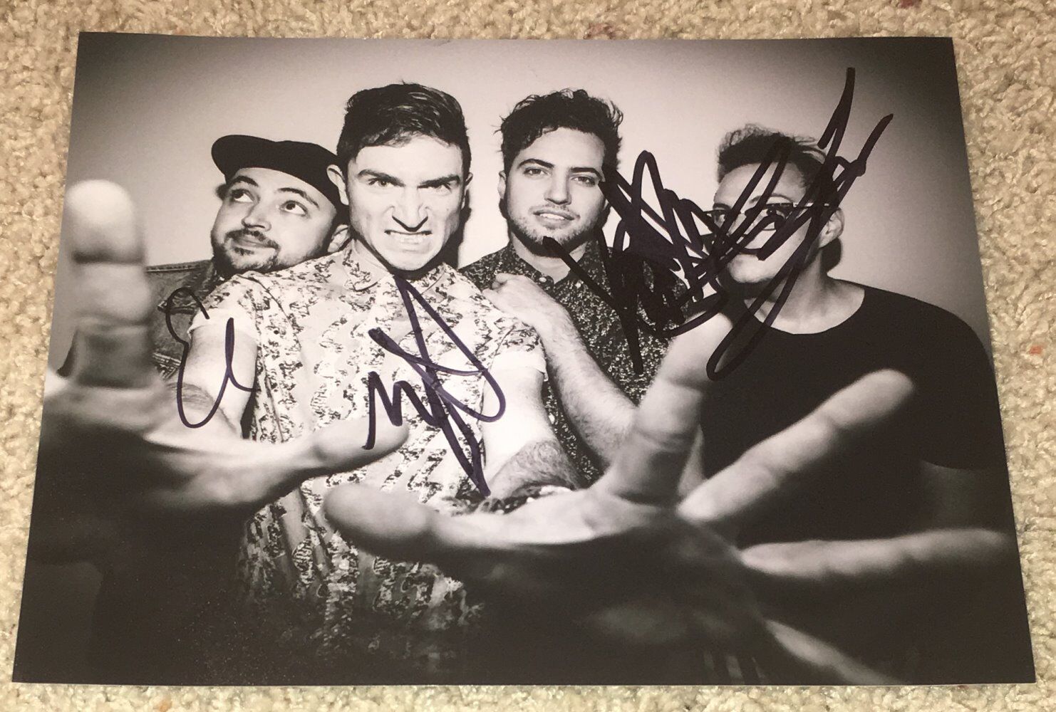 WALK THE MOON BAND SIGNED AUTOGRAPH 8x10 Photo Poster painting E w/PROOF NICHOLAS PETRICCA +3